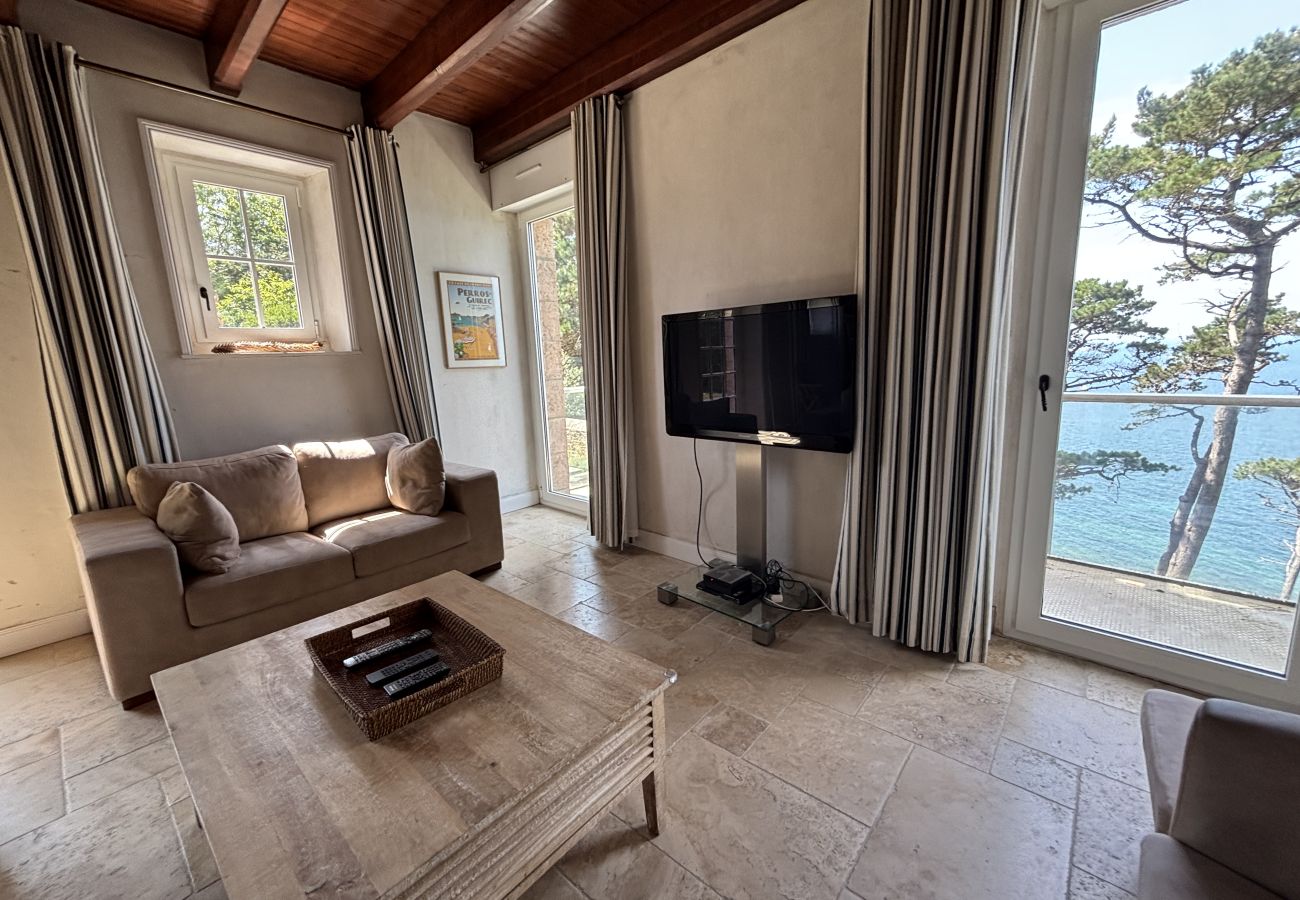 Ferienhaus in Perros-Guirec - La loge · location vue mer à Perros Guirec