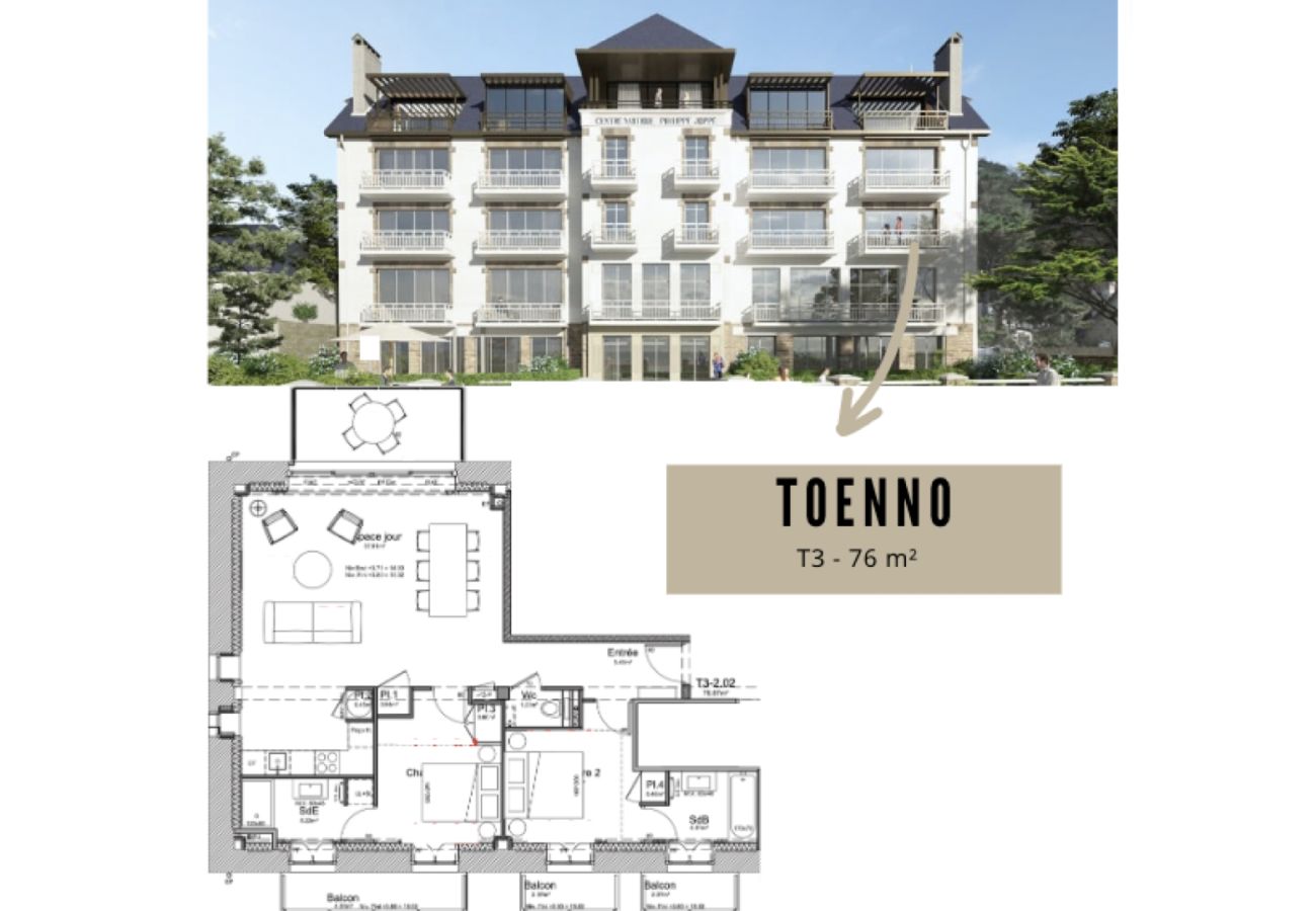 Strandnahe Wohnung Trébeurden