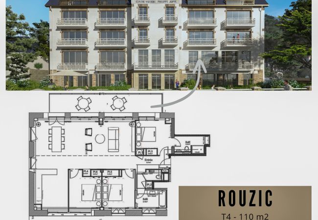 Apartment in Trébeurden - ROUZIC T4, Trébeurden, piscine intérieur et sur la Apartment in Trébeurden - ROUZIC T4, Trébeurden, piscine intérieur et sur la