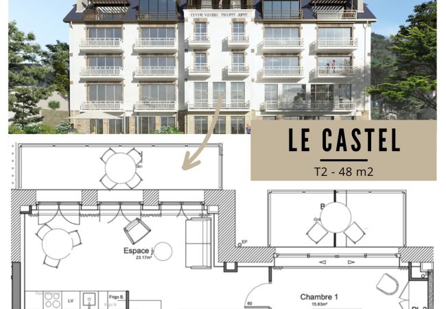 Apartment in Trébeurden - Le castel T2 · T2 Luxury Apartment with Sea View a Apartment in Trébeurden - Le castel T2 · T2 Luxury Apartment with Sea View a
