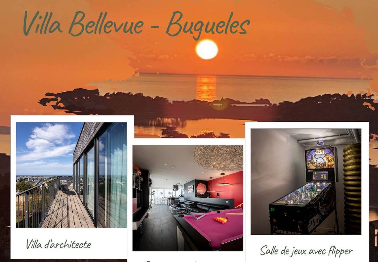 Villa à Penvénan - Villa Bellevue · Vue Panoramique Flipper, Billard,